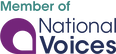 The Thyroid Trust is a member of National Voices  membership logo